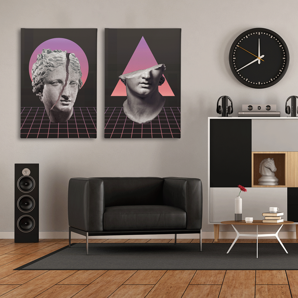 

Модульная картина из двух частей Greek Geometry 93x60 см