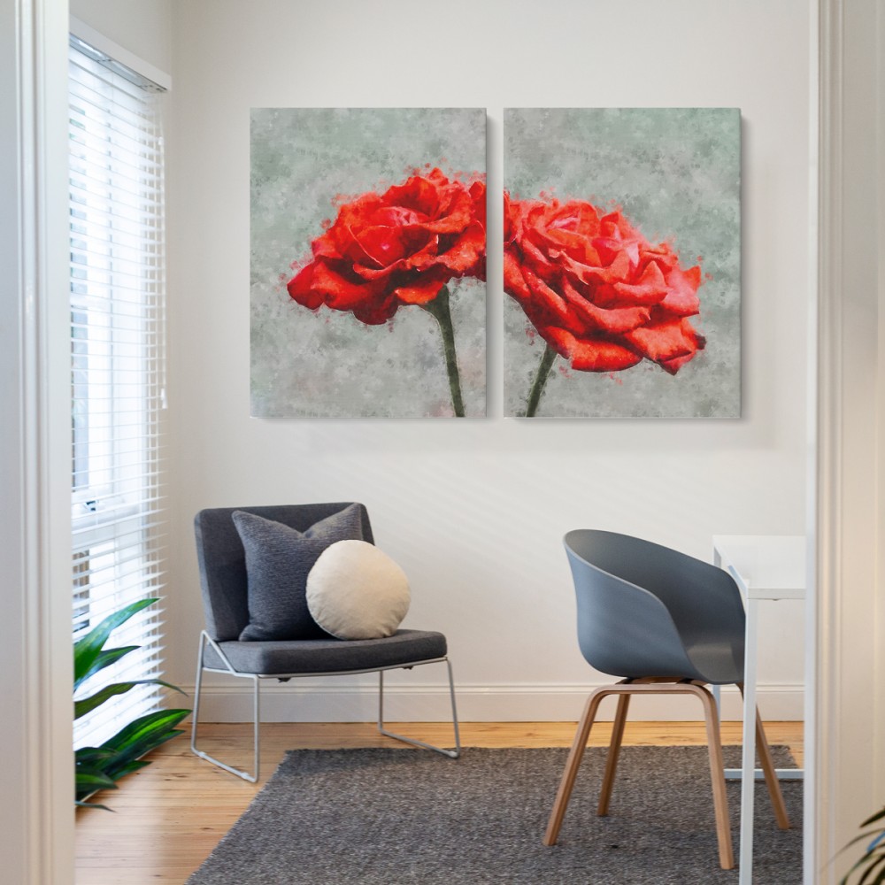 

Модульная картина из двух частей Гвоздика 123x80 см
