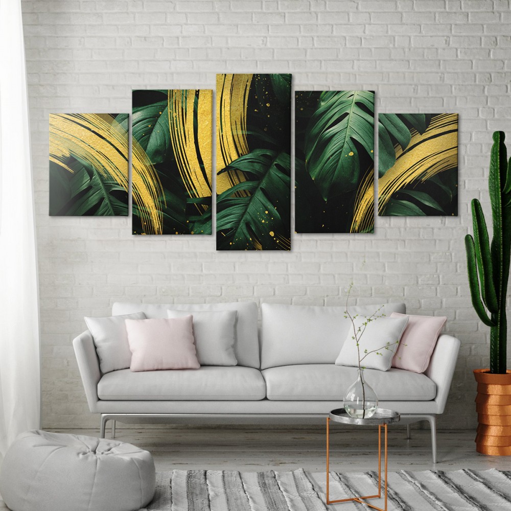 

Модульная картина из пяти частей Джунгли 162x80 см