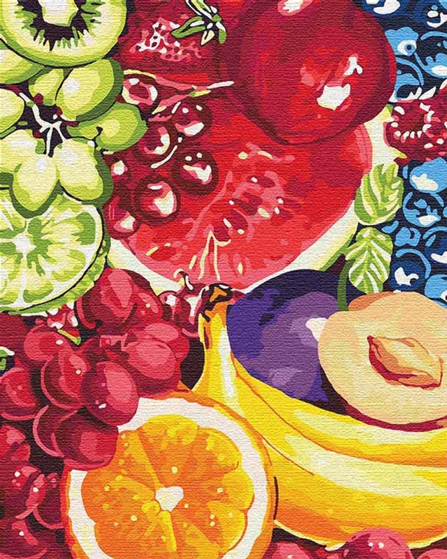 

Картина по номерам Идейка Сладкие фрукты 40 x 50 см (КНО2937) (4823104309123)
