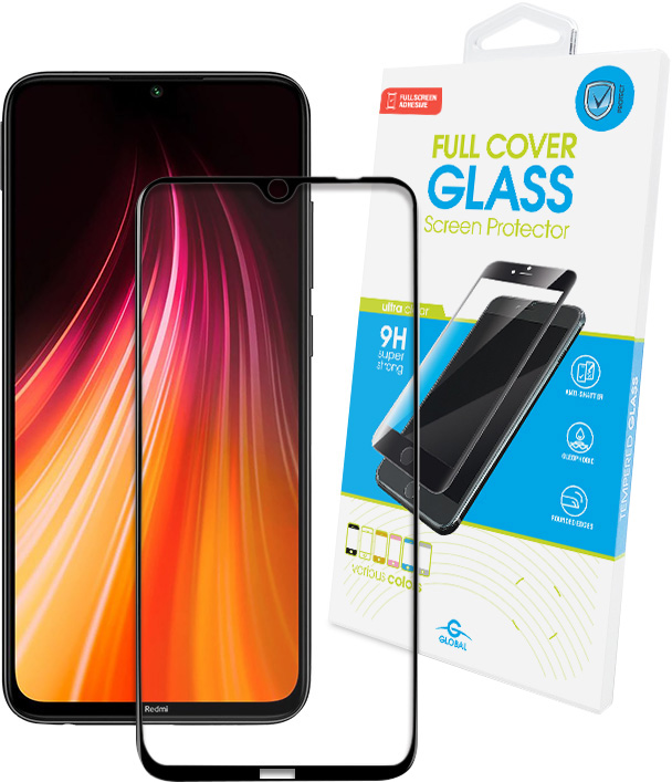 

Защитное стекло Global Full Glue для Xiaomi Redmi Note 8 Black