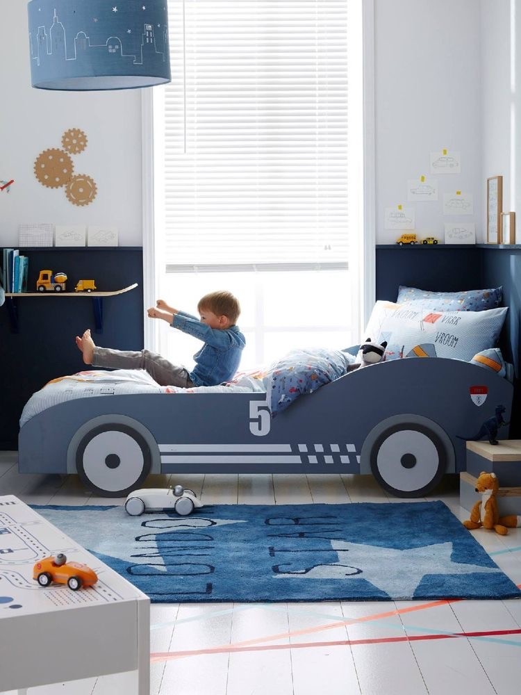 

Детская кровать ESIES Speed Car синяя 160х80
