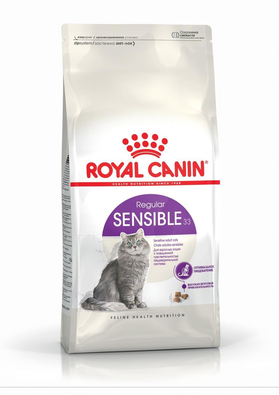 

Сухой Корм Для Кошек С Чувствительной Пищеварительной Системой Royal Canin Sensible 10 кг 2521100