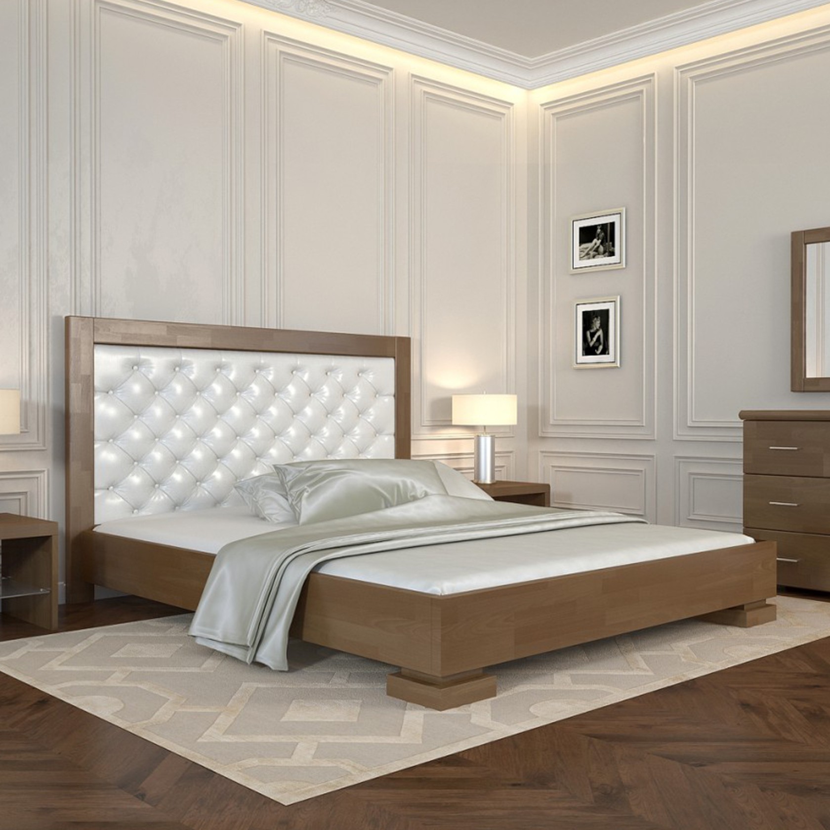

Кровать Подиум (Arbor Drev) Орех 160х200 см 71138_09