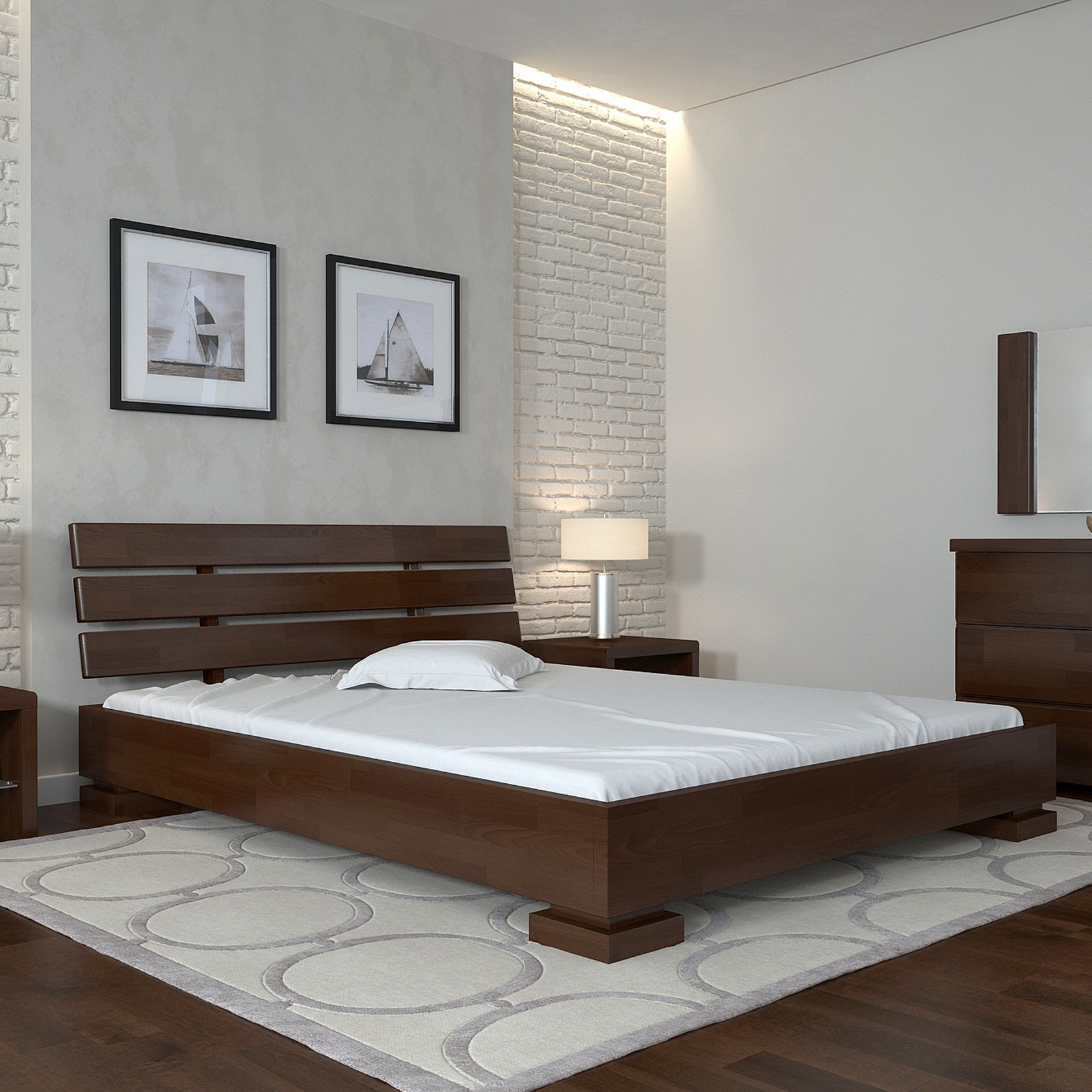 

Кровать Премьер (Arbor Drev) Темный орех 120х200 см 71132_04