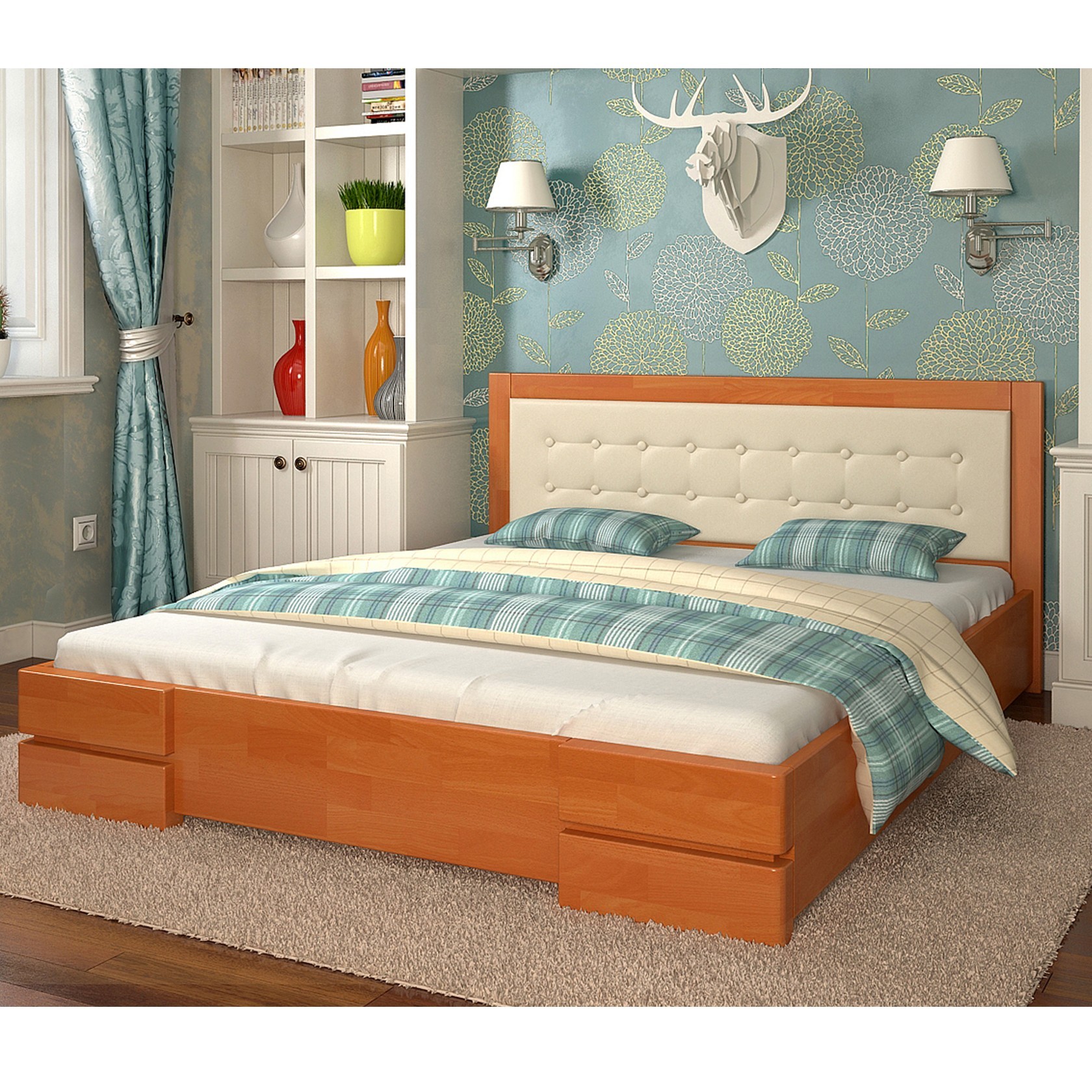 

Кровать Регина (Arbor Drev) Ольха 180х200 см 71124_16