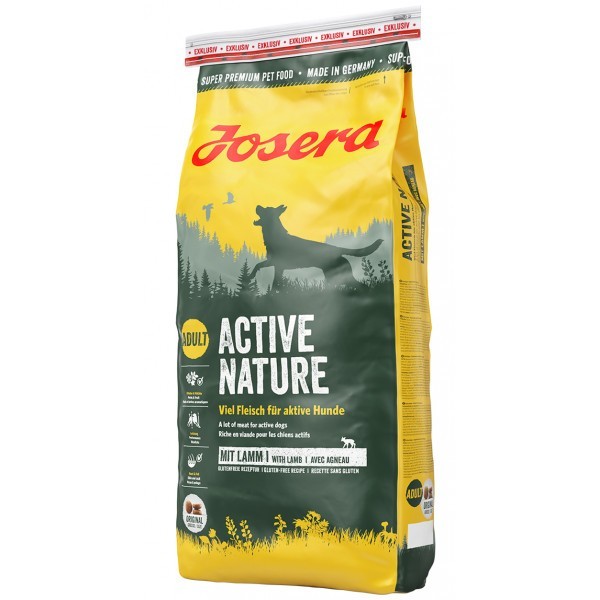 

Сухой Корм Для Собак С Мясом Домашней Птицы И Баранины Josera Active Nature 15 кг АктивНейч15