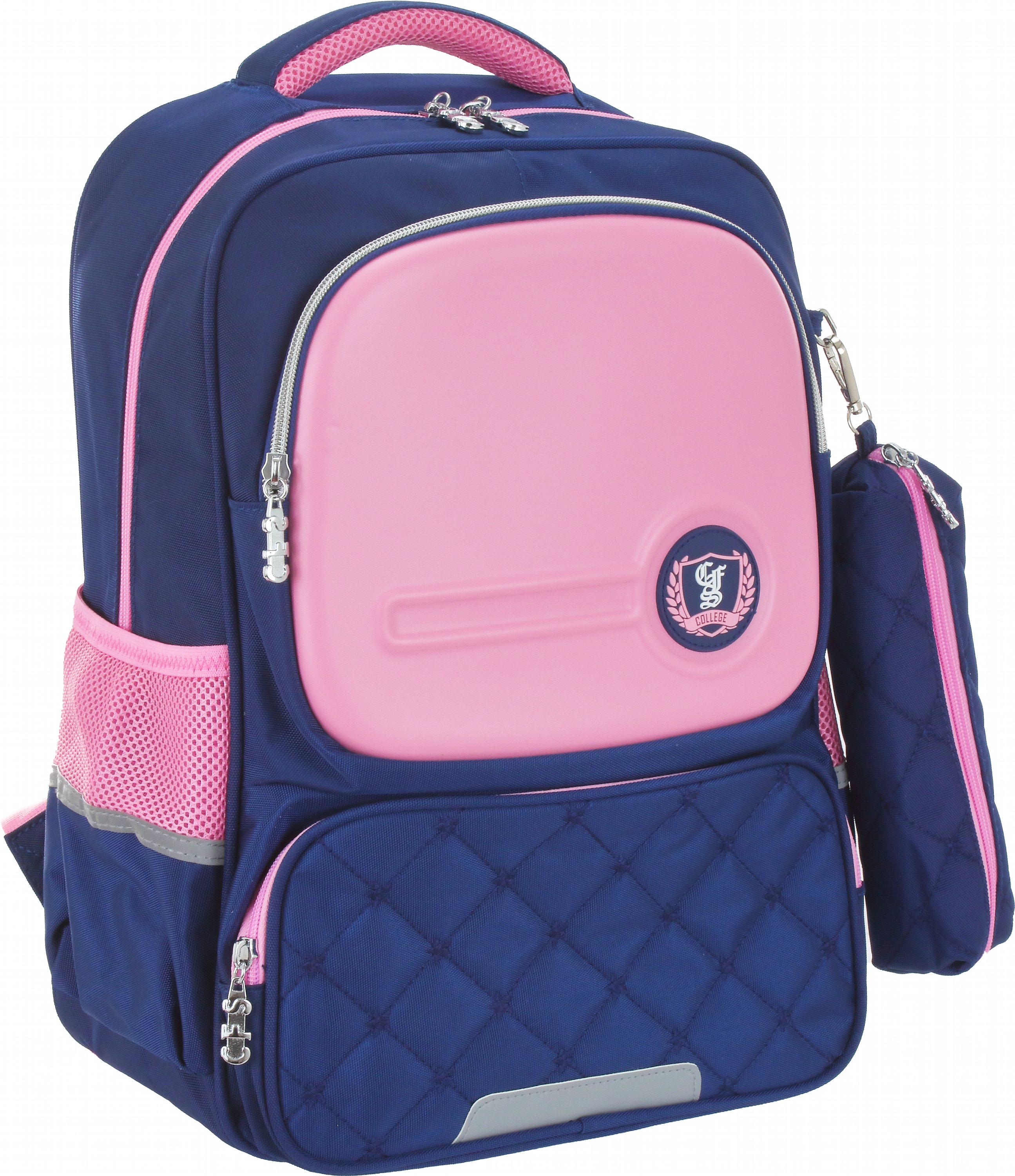 

Рюкзак школьный Cool For School 16.5" женский 18 л Розовый (CF86805)