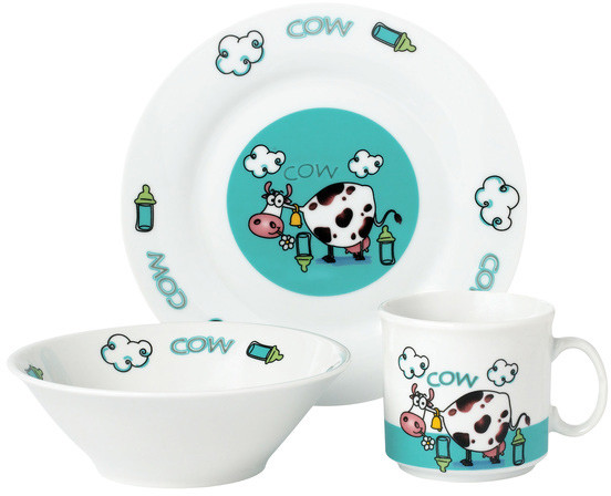 

Набір дитячого посуду Limited Edition Cow 3 пр. (D1215)