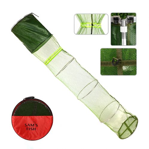 

Садок Sams Fish 4 кольца с колышком круг в чехле 0.35x1.8м (AN000879)