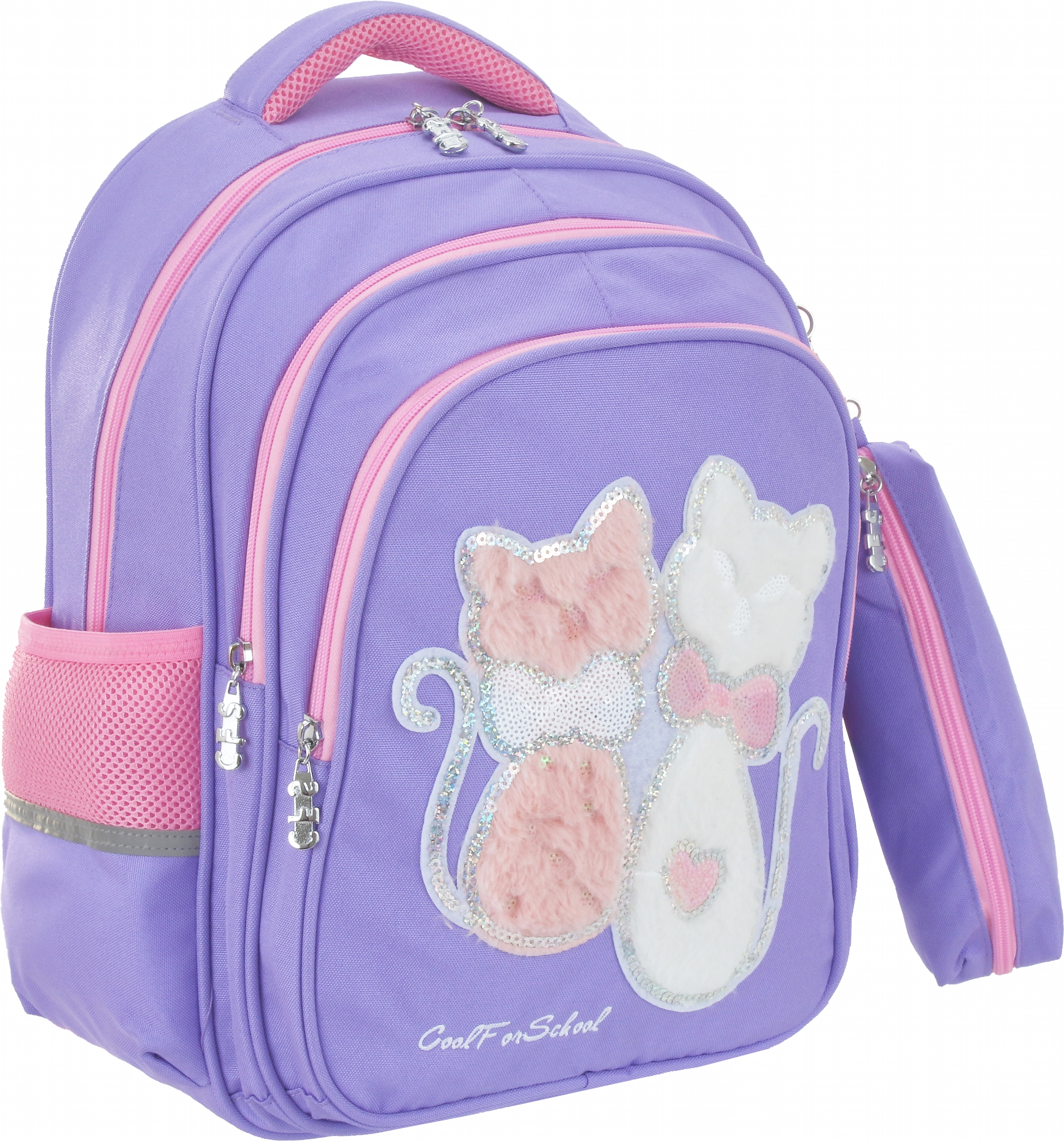 

Рюкзак школьный Cool For School 15" женский 15 л Фиолетовый (CF86831)