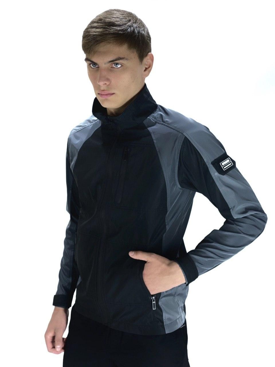 

Мужская весенняя куртка Intruder SoftShell Lite 'iForce' черно-серая L
