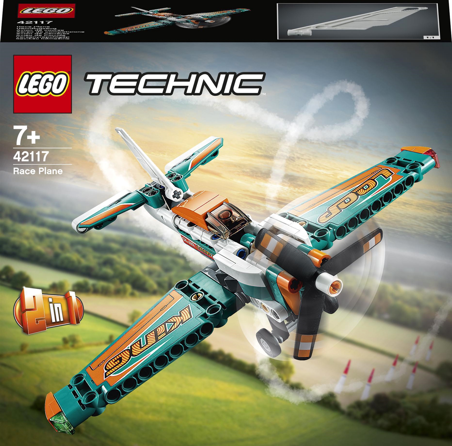 

Конструктор LEGO Technic Спортивный самолет 154 деталей (42117)