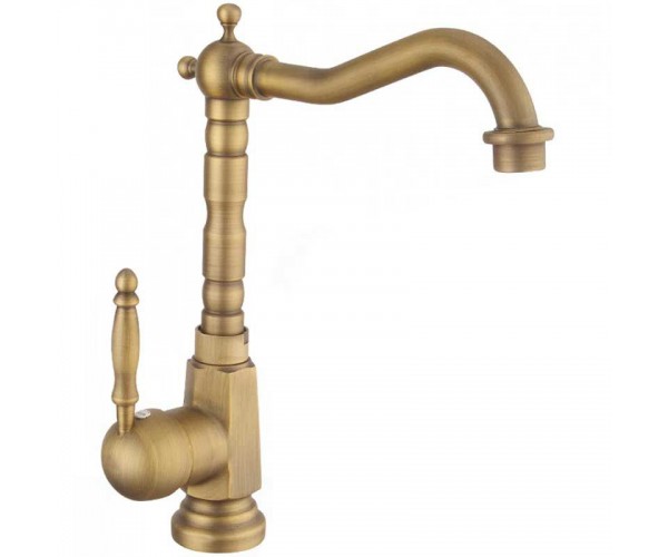 

Смеситель для умывальника (Раковины) Rea Bona Old Gold высокий REA-B2150
