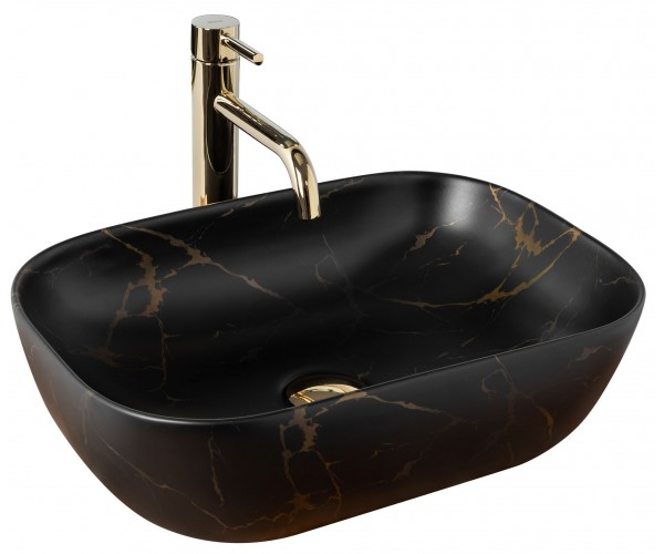

Умывальник (Раковина) Rea Belinda Black Marble Mat REA-U8908