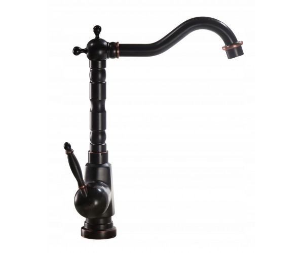 

Смеситель для умывальника (Раковины) Rea Bona Old Black высокий REA-B0183
