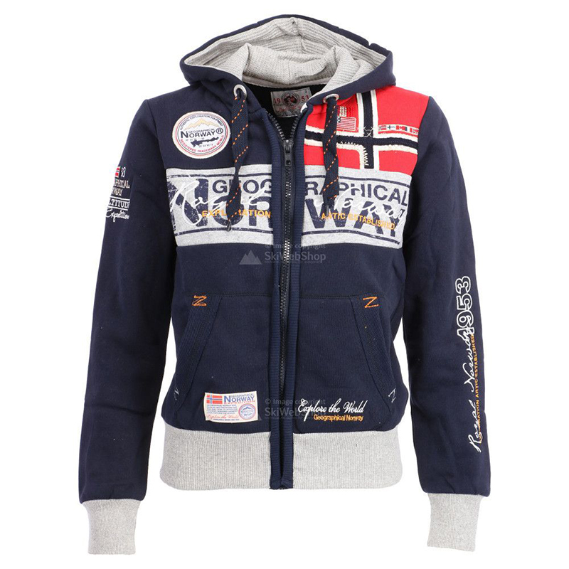 

Толстовка женская Geographical Norway синяя SP638F-450 (M)