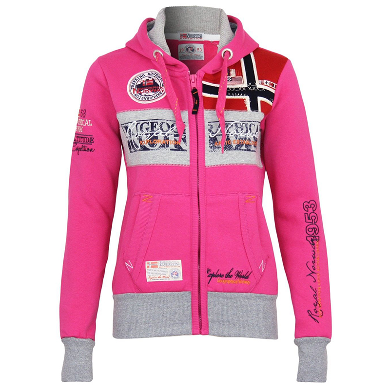 

Толстовка женская Geographical Norway розовая SP638F-600 (S)