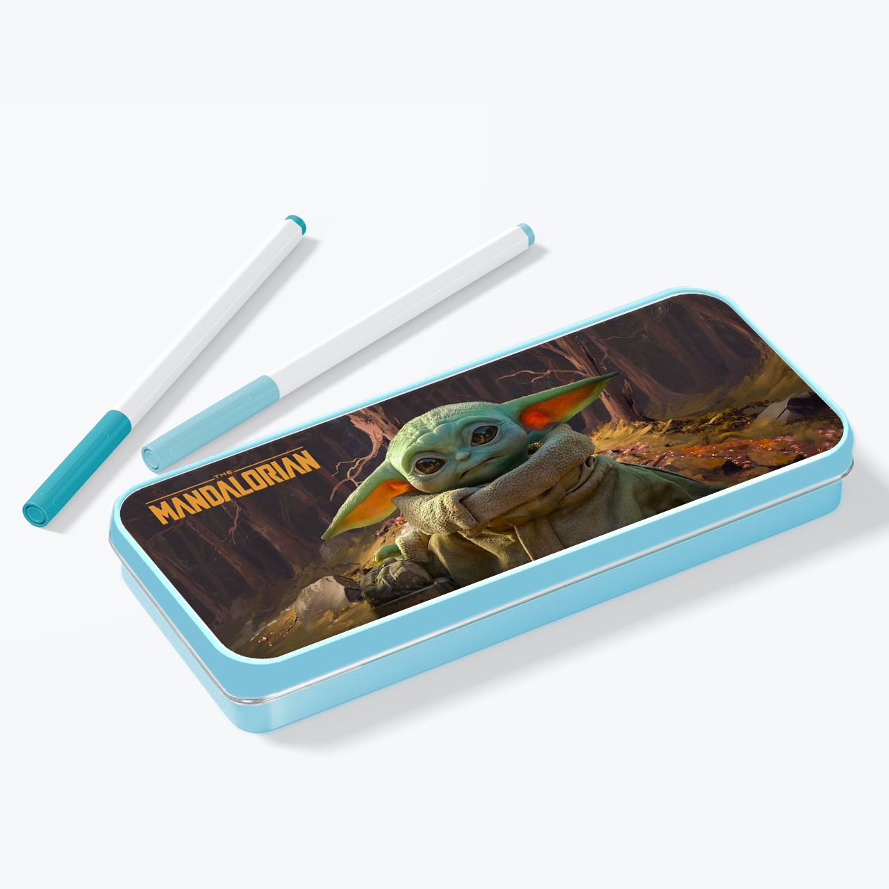 

Пенал школьный металлический Мандалорец (The Mandalorian) (34408-1321-2) Голубой