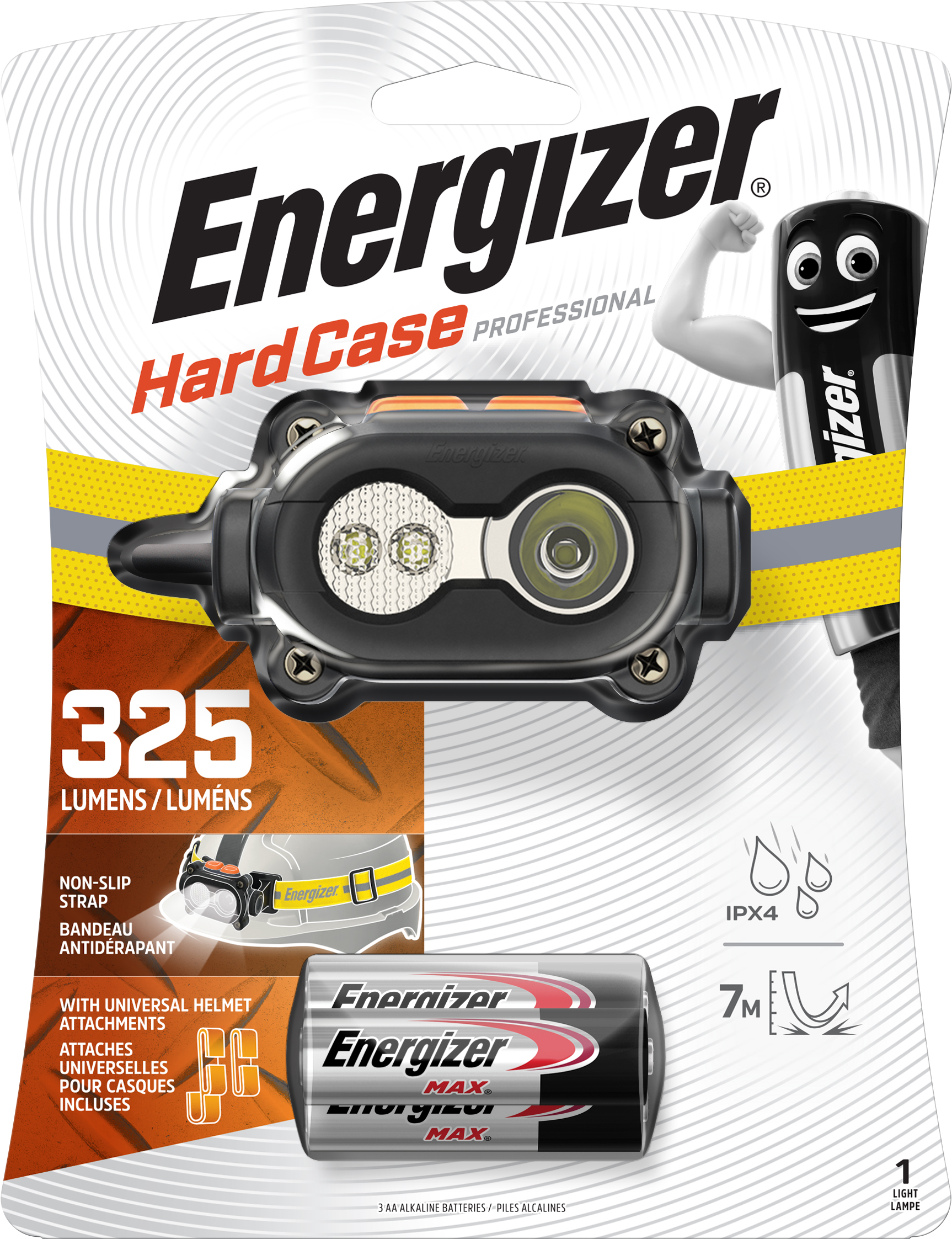 

Фонарик Energizer HardCase Magnet HL 3AAA, EZ tray (7638900388671)