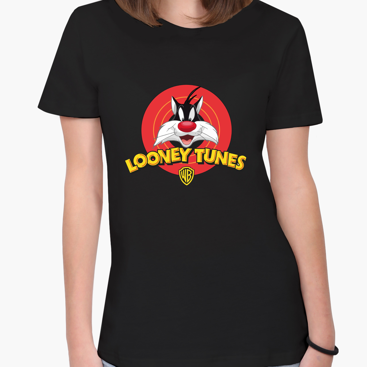 

Футболка женская Луни Тюнз Кот Сильвестр (Looney Tunes Sylvester the Cat) (8976-2877-1)  Черная, Футболка женская Луни Тюнз Кот Сильвестр (Looney Tunes Sylvester the Cat) (8976-2877-1) S Черная