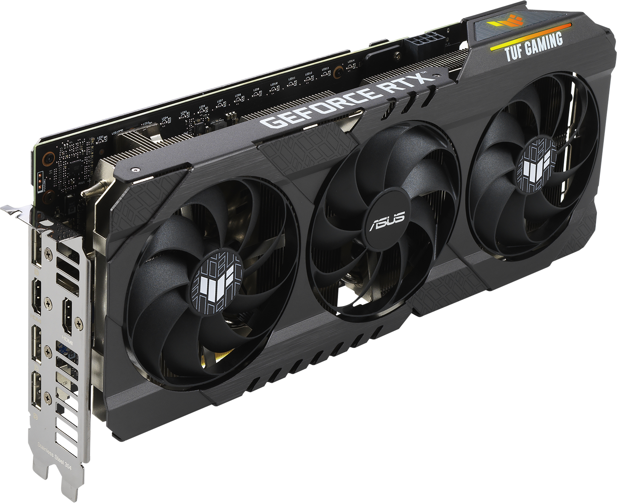 Видеокарта Asus PCI-Ex GeForce RTX 3060 TUF Gaming OC Edition V2 LHR 12GB  GDDR6 (192bit) (1852/15000) (2 x HDMI, 3 x DisplayPort) (TUF-RTX3060-O12G-V2-GAMING)  – фото, отзывы, характеристики в интернет-магазине ROZETKA | Купить