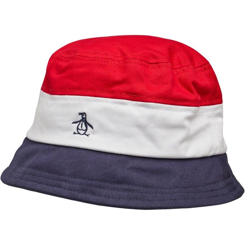 

Панама британской марки Original Penguin navy/red, оригинал (OP-buck-001)