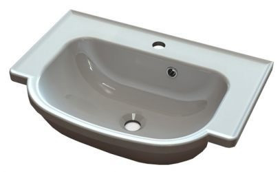 

Умывальник для ванной комнаты FANCY MARBLE Alva 600 stone gray
