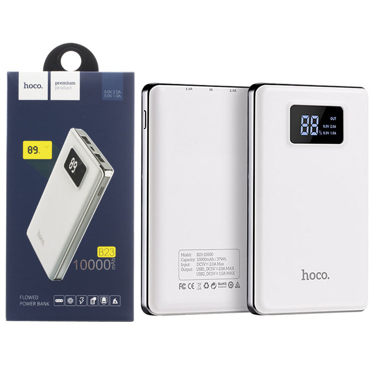 

Power Bank Hoco B23 Flowed 10000 mAh Original белый