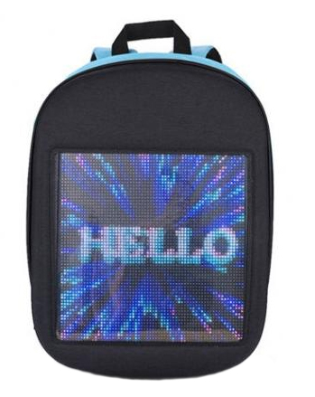 

Рюкзак со светодиодным экраном 15.6' Top Top LED Bag Blue унисекс 0.9 кг 44 х 35 х 13 см 5 л любой рисунок (C