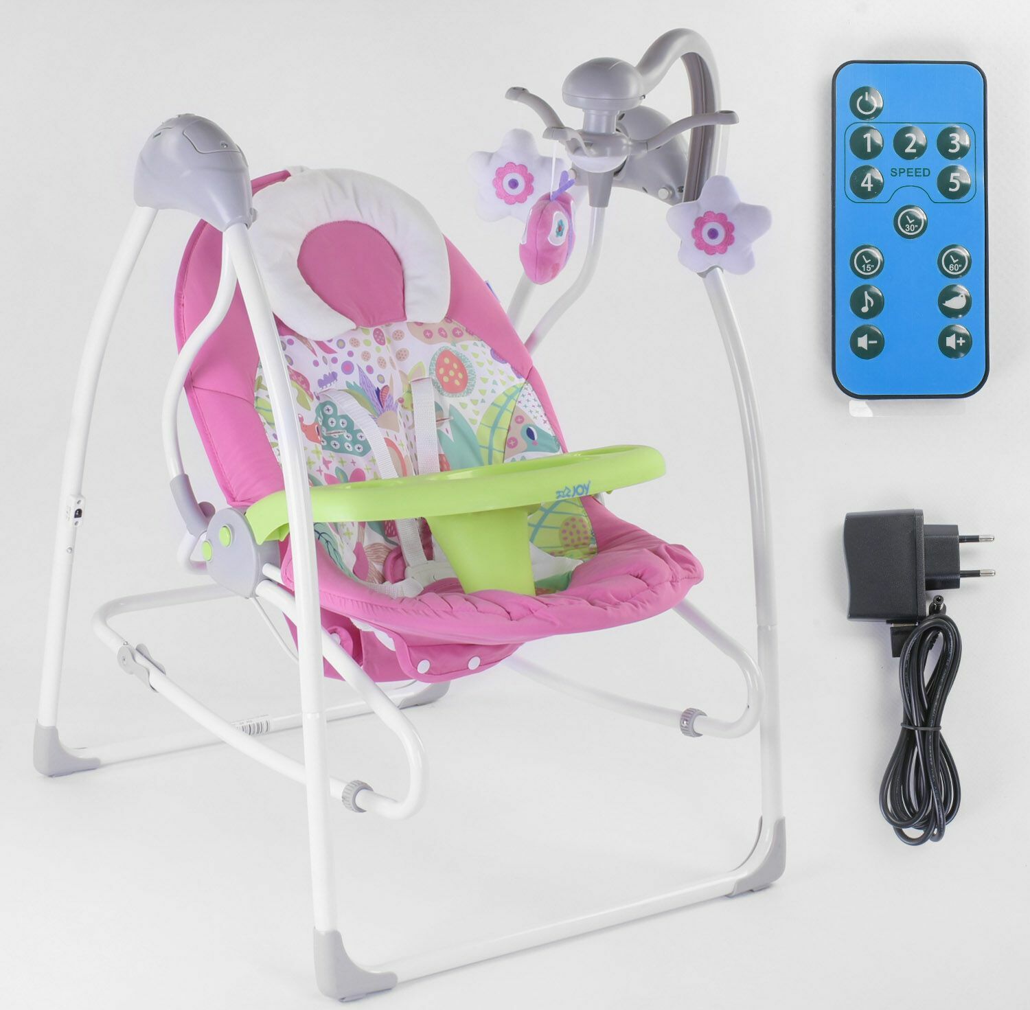 

Качели детские электронные для новорожденных JOY 3в1 от 0 до 12 кг ALL-55109