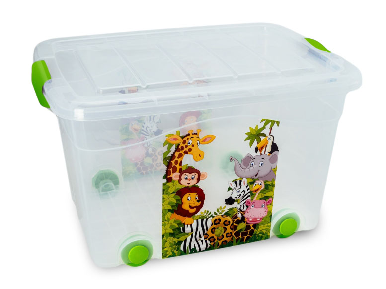 

Контейнер для хранения 40 л ROLLER BOX IML BEASTS KON-PLAST
