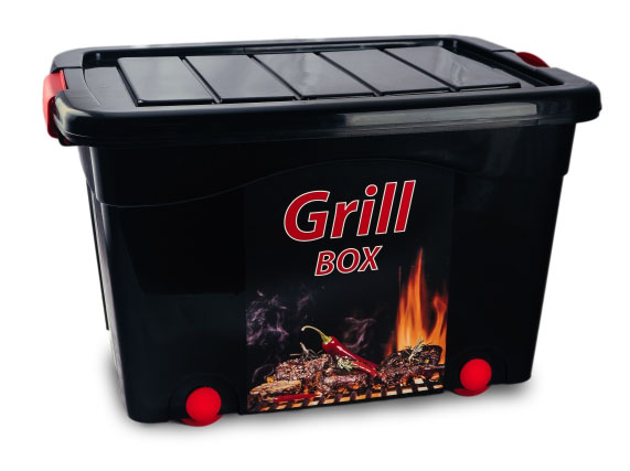 

Контейнер для хранения 40 л ROLLER BOX IML GRILL KON-PLAST