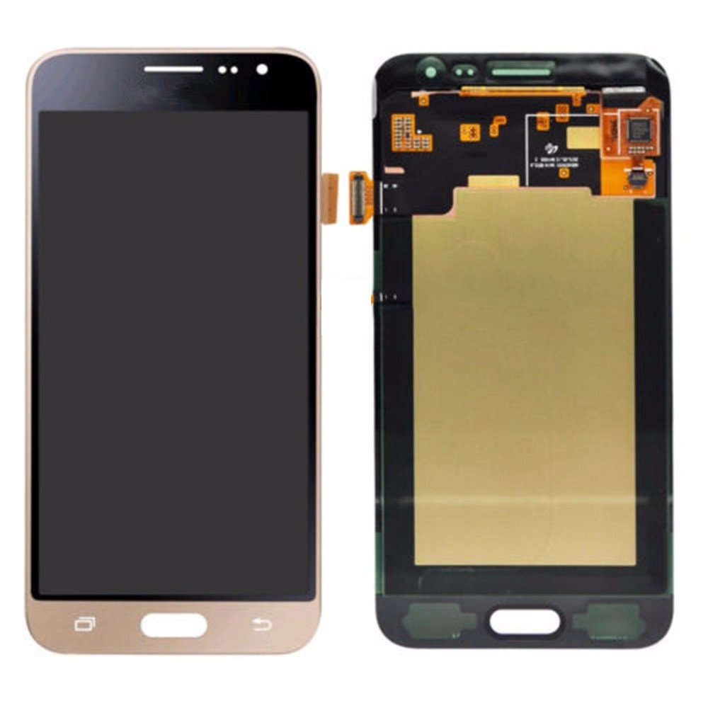 

Дисплей + сенсор (модуль) PowerON для Samsung J320H/ DS Galaxy J3 2016 золотистый AMOLED GH97-18414 high copy