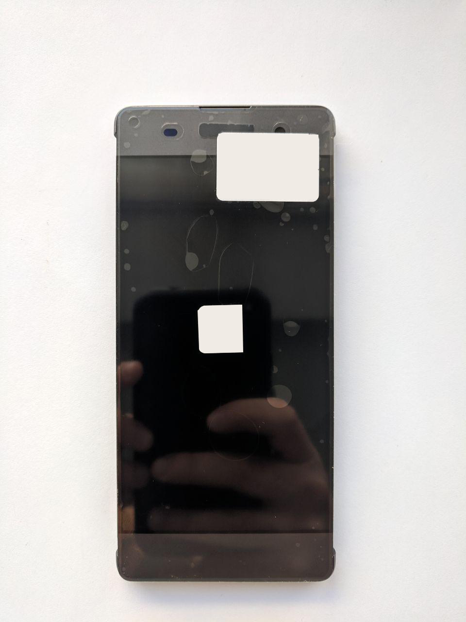 

Дисплей + сенсор (модуль) PowerON для Sony XA F3111 F3112 F3113 F3115 F3116 серый (Graphite Black) + рамка high copy