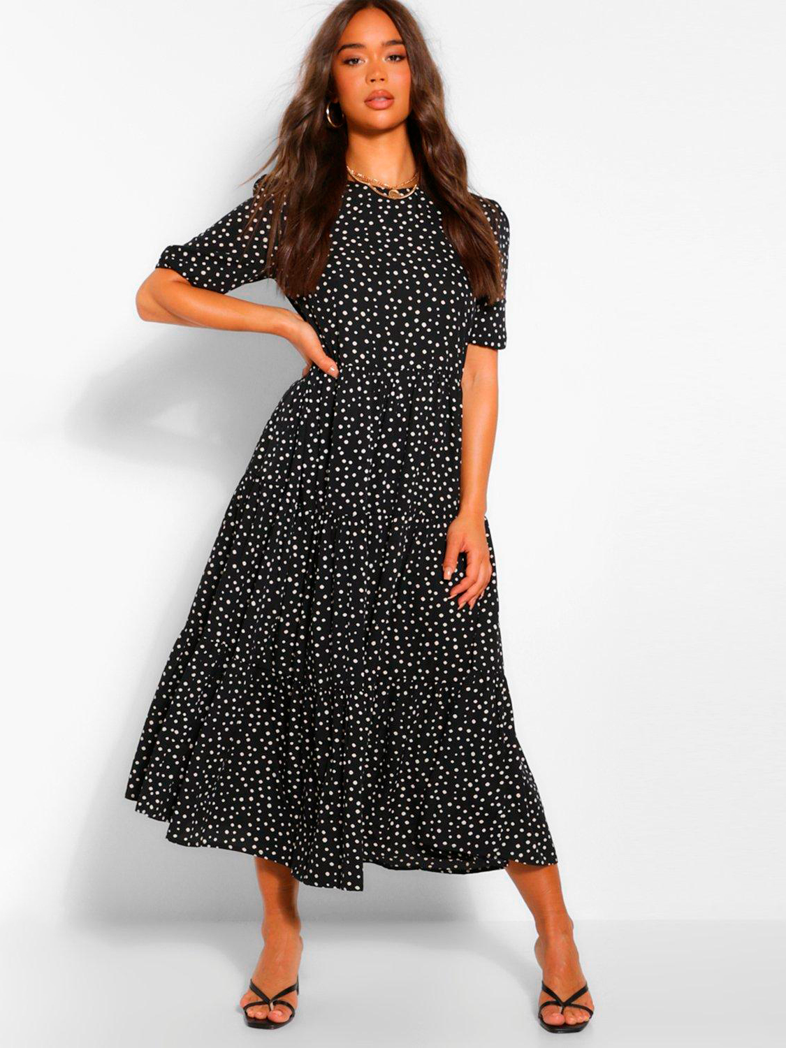 

Платье Boohoo bh05330087 38 Черное