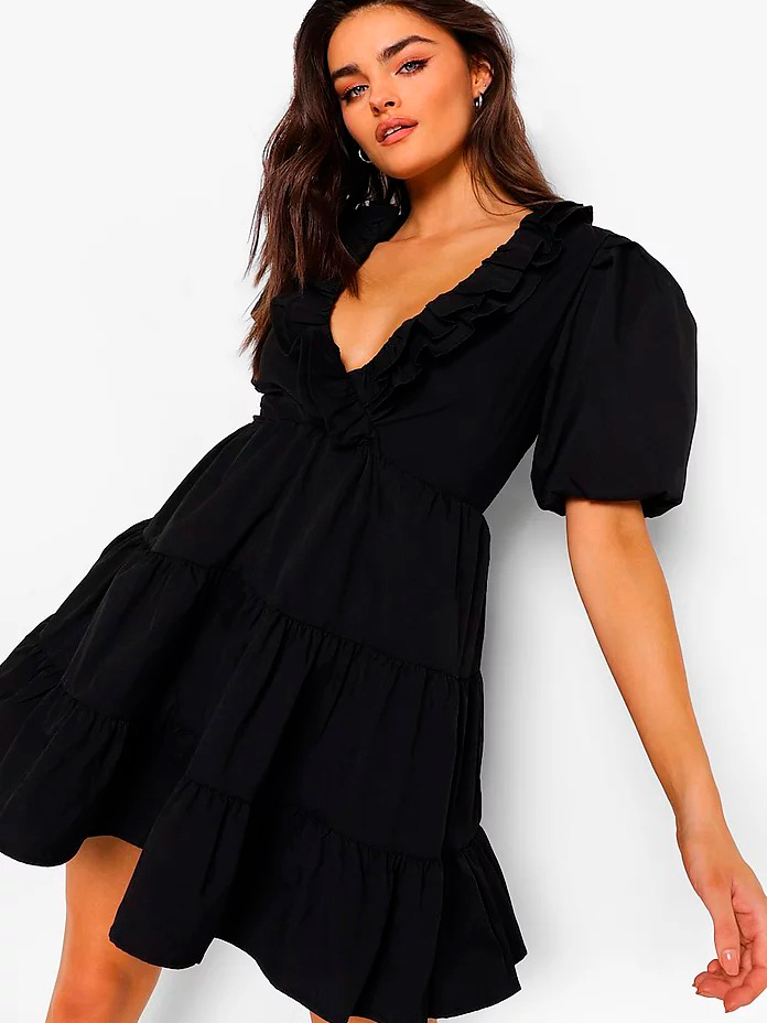 

Платье Boohoo bh05330109 44 Черное