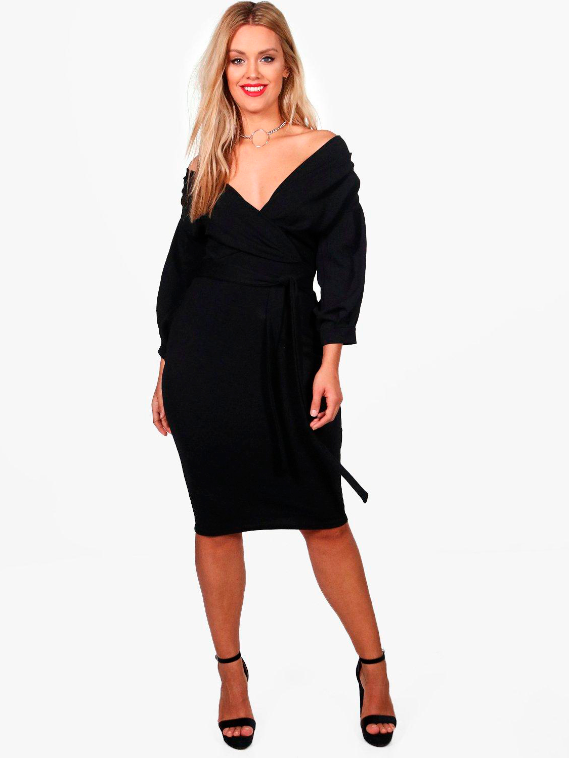 

Платье Boohoo bh05330110 52 Черное