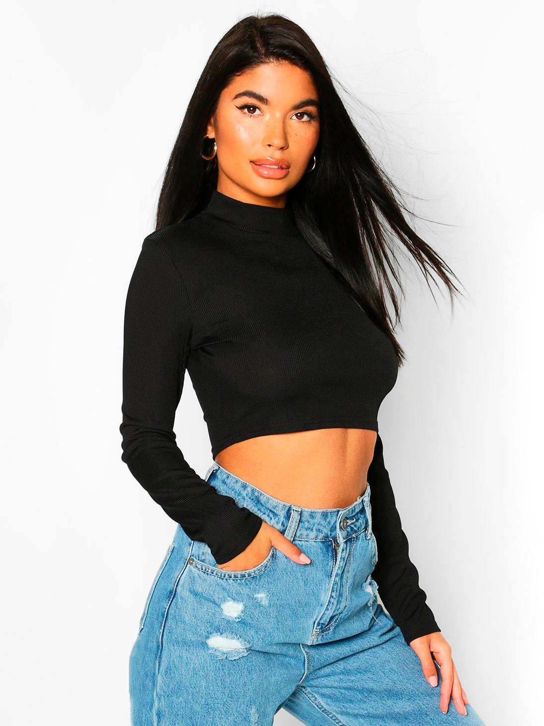 

Топ Boohoo bh06110103 40 Черный