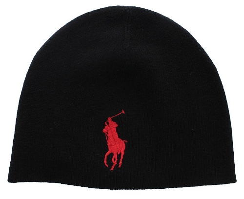 

Шапка марки Polo Ralph Lauren black Big Logo, оригинал