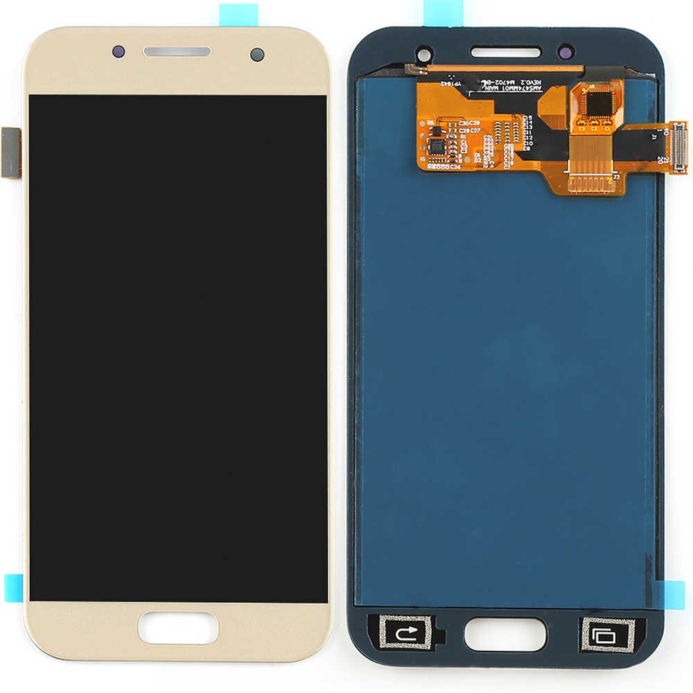 

Дисплей + сенсор (модуль) PowerON для Samsung A320F Galaxy A3 (2017) золотистый AMOLED GH97-19732B high copy