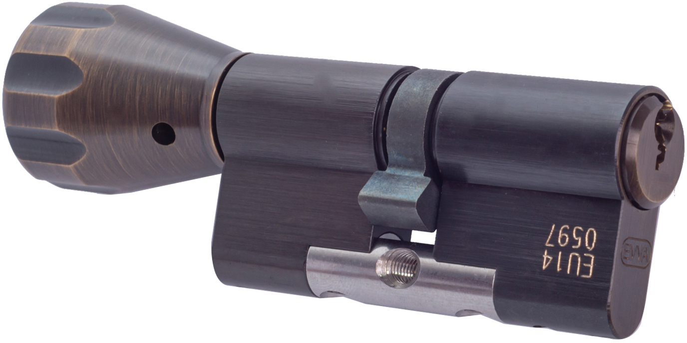 

Сердцевина EVVA EPS KZ 86/K46 PB 3 ключа Бронзовая