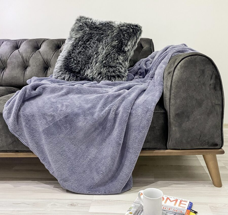 

Плед Zugo Home Welsoft Серый 200х220