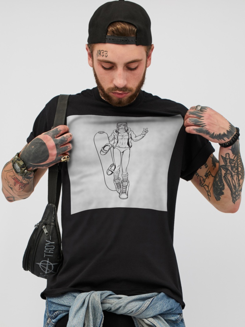 

Футболка YAPPI MB1870  Черная, Футболка YAPPI MB1870 M Черная