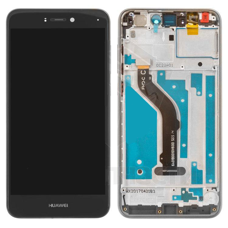

Дисплей + сенсор (модуль)Huawei P8 Lite 2017 P9 Lite 2017 Nova Lite 2016 Honor 8 Lite GR3 2017 черный + рамка high copy