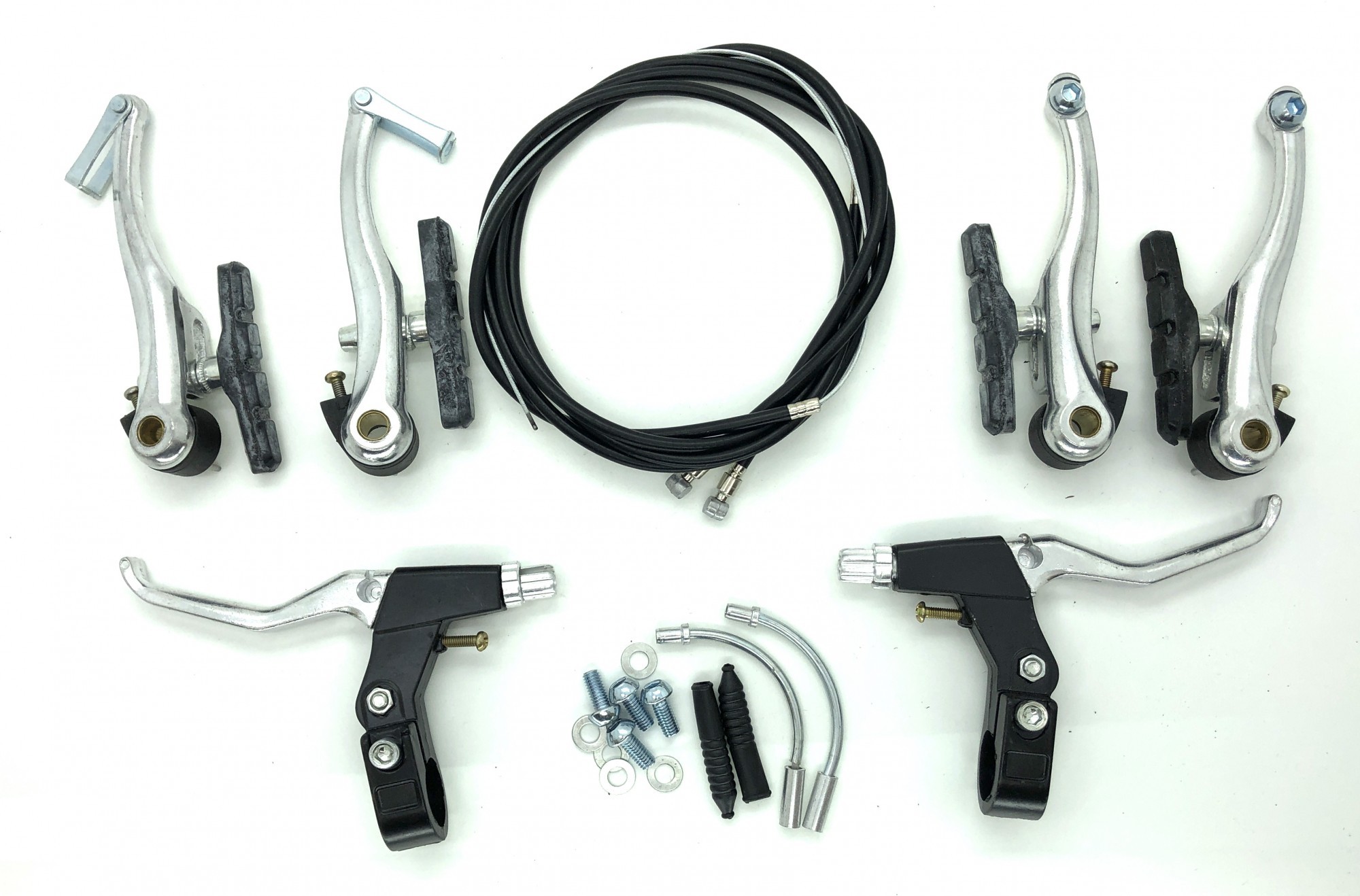 

Тормоза V-Brake АЛ серые тормозные ручки Арт1915