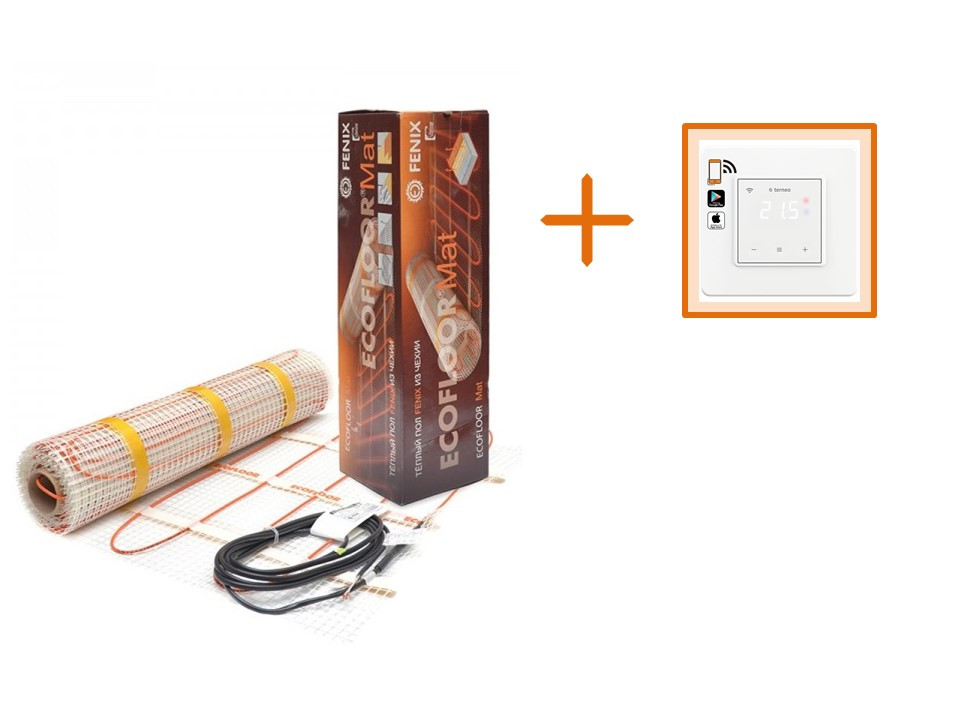 

Нагревательный мат Fenix LDTS 122150-165 / 26,6 м / 13,3 м² / 2150 Вт + Wi-Fi регулятор Terneo SX