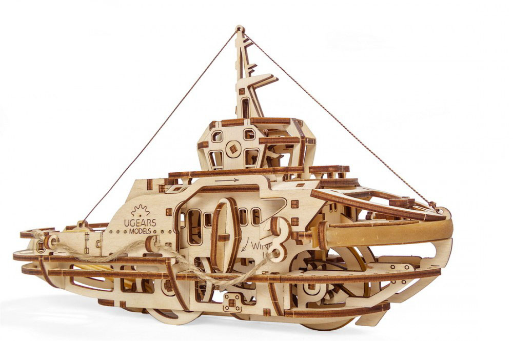 

Механические 3D пазлы UGEARS - «Буксир»