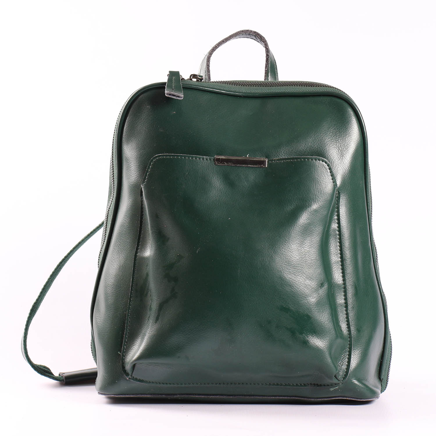 

Женский кожаный рюкзак Vishnya "Сири Green"