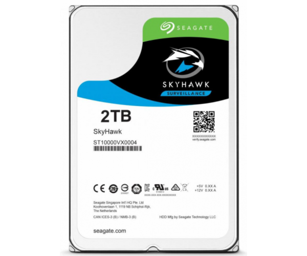 

Жесткий диск Seagate SkyHawk Surveillance 2 TB (ST2000VX008)